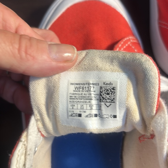 Keds Coral/Orange Sneakers with White Details - Picture 7 of 7